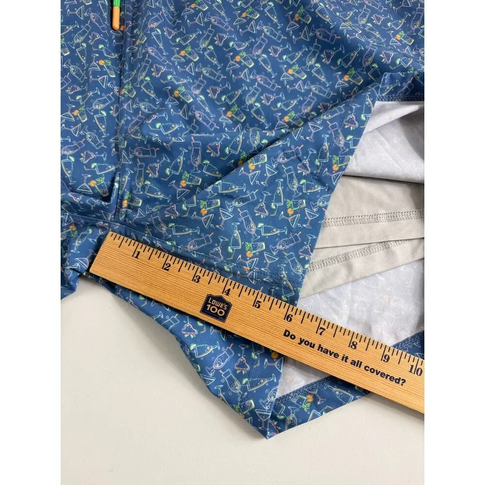 Southern Shirt Co Happy Hour Swim Shorts Men 2X Blue 5.5